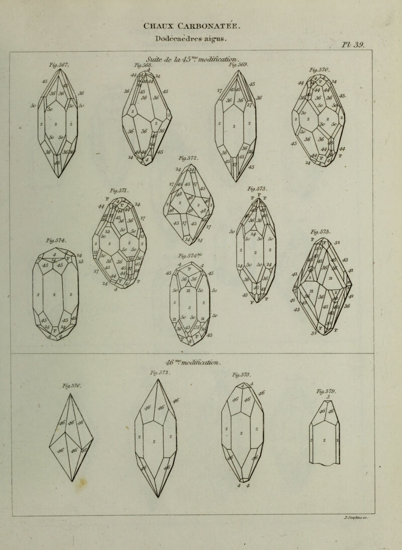 Fig.567. Suite de la 45 T Trwdidcertimi. Fig. 560. Fig.569. Tl 39. rf f/36\ 36\ fôo i jôo\ 2 2 2 \ôo 5oj 46 mimediriaiùon.. lia. 572. Fia.576. Fig.57d. 46 Fig 579. ÿ 3 4 4 XSimpJcvLr sc.