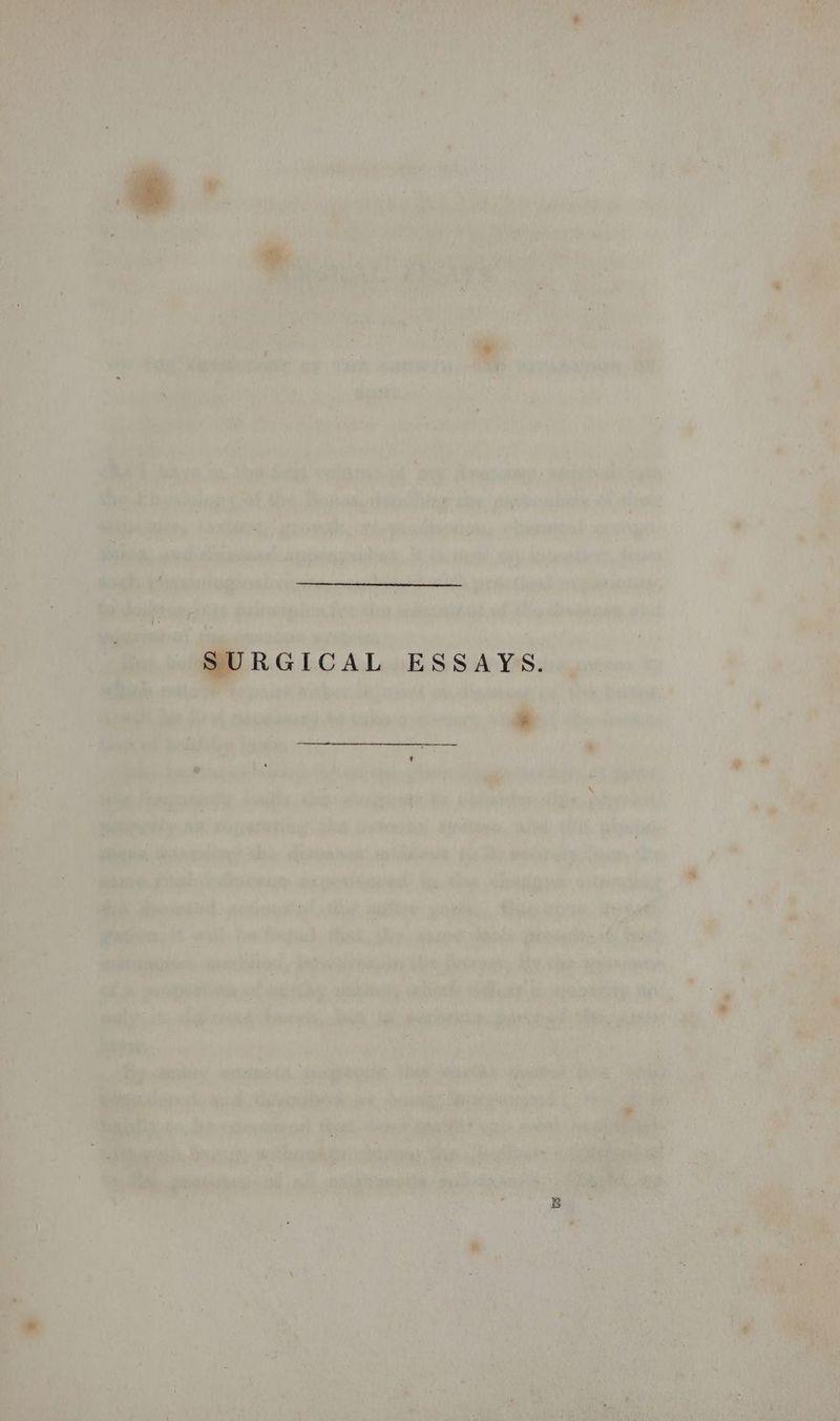 SURGICAL ESSAYS.