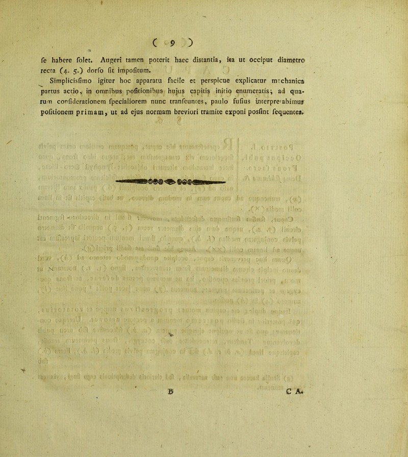 c s> ) Ik fe habere folet. Augeri tamen poterit haec distantia, ka ut occiput diametro recta (4. 5.) dorfo fit impofitum. Simplicisfimo igitur hoc apparatu facile et perspicue explicatur mechanica partus actio, in omnibus politionibus hujus capitis initio enumeratis i ad qua» rum confiderationem fpecialiorem nunc tranfeunres, paulo fufius interprcabimuf pofitionem primani, ut ad ejus normam breviori tramite exponi posfint fequentes» i 'f.* -■ N ( X f 'i ( I