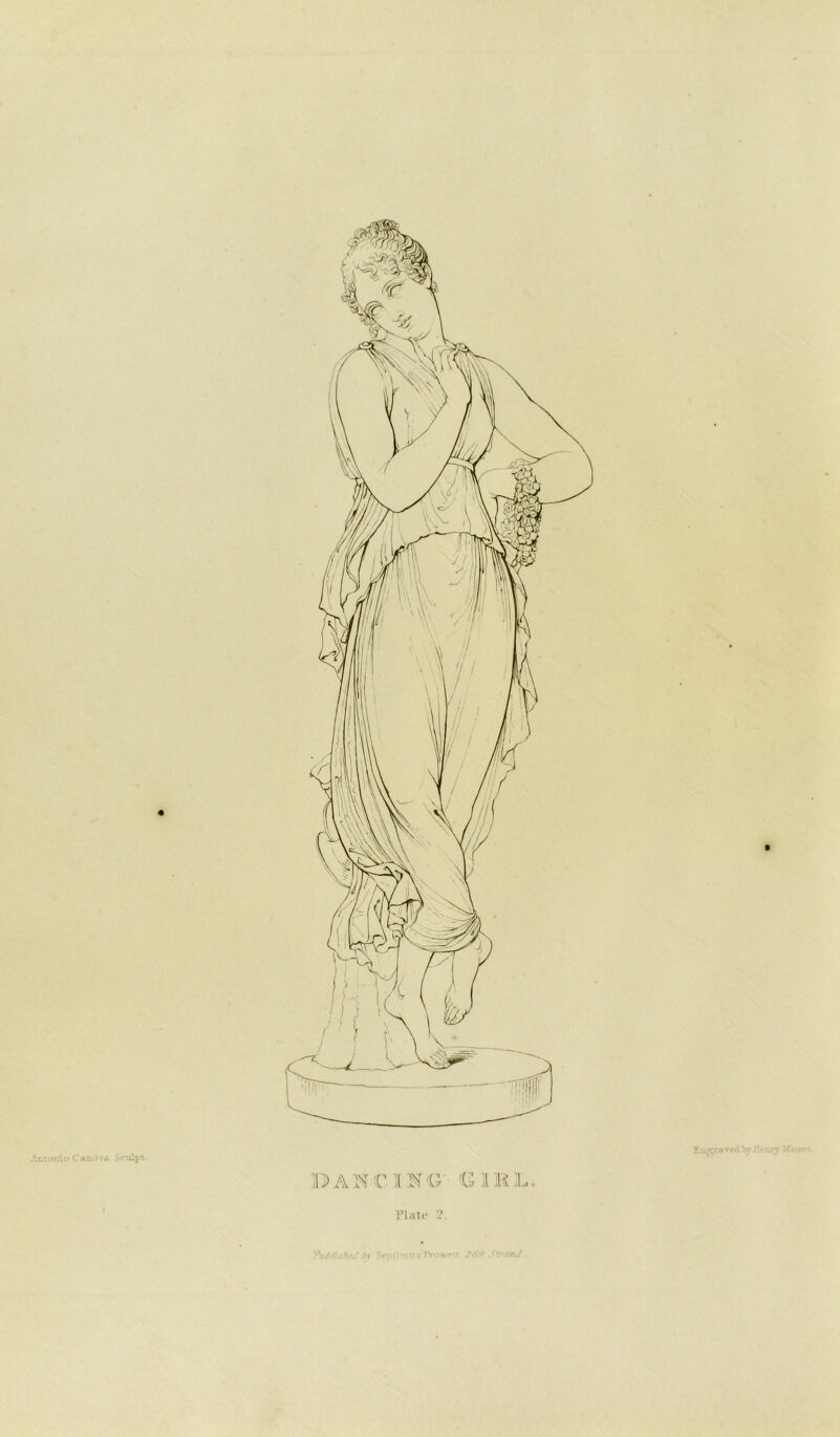 a Sculpt. DANCING' GIRL. PLate 2.