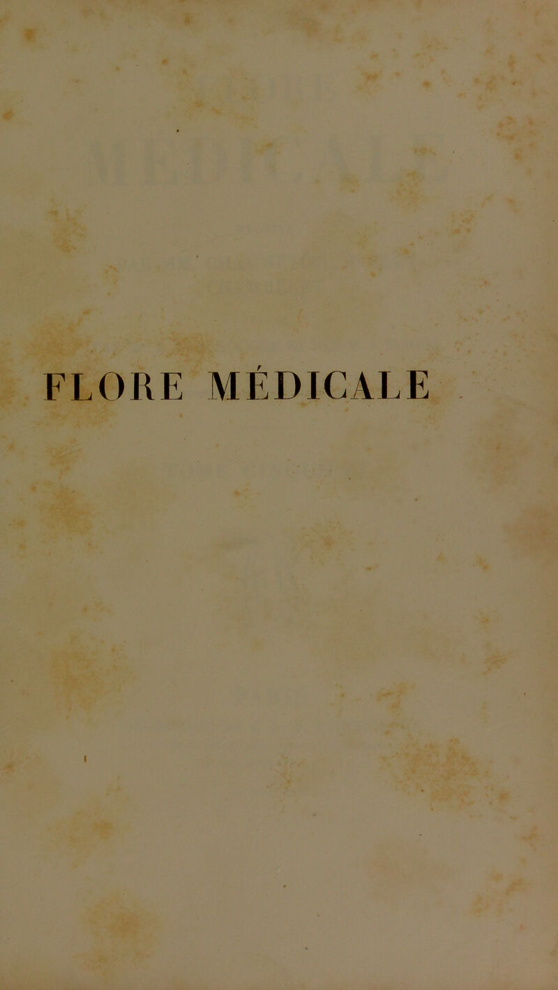 FLORE MÉDICALE