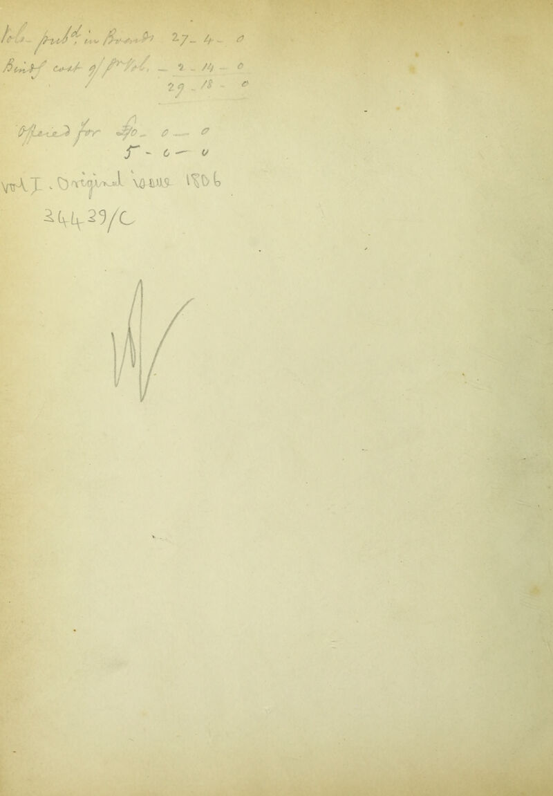 /4 / a; . /i 'HU <jy^v 4, * 5~ - v \rtrA_X - YQ-M9- *Mv29/c