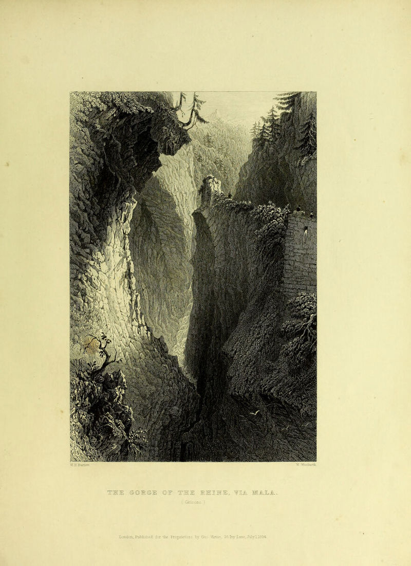 • ■'» , W .Woolnoth. VE .Bartlett. THE GOIGE OF THE Hill, VIA Mill. London,Published for rhe Proprietors by Geo. Virtue. 26.TvyLane. July1.1334s.