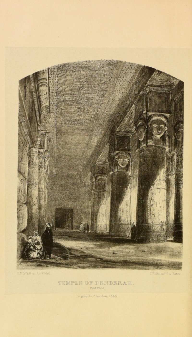 TEMPLE OF B IK If ID E B, A HI, PORTICO. I.ougman.fct 0London ; 1545.