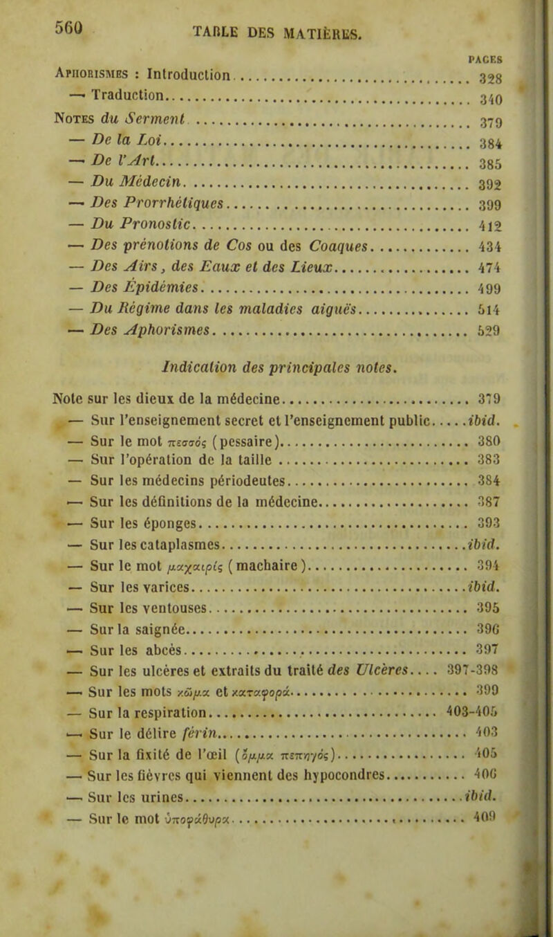 ΤΑΠΙ,Ε ϋΕδ ΜΑΤΙΪΐΚΕδ. ΡΛΟΕδ Αριιοβι8ΜΕ5 : ΙηΐΓθ(1αοΙϊοη. 328 —< ΤΓαιΙαοΙίοη 340 Νοτε5 άα δβη/ηβηΐ. 379 — Όβ Ια Εοί 384 — Όβ ΙΆΗ 385 — Όιι Μβάββΐη 392 — Όβ8 ΡνθΓτΗέΙϊ(ΐΗβ& 399 — Όιι ΡνοηοδΙΐο 412 — Όβ$ ρΓβηοΙϊοηβ άβ Όθ8 ου 0ε8 Οοαηιιββ. .. 434 — Όβ$ Αίν8, άβ8 Εαχιχ βί άβ8 ίΐβηχ 474 — Όβ8 Ερΐάέκηίβ8 499 — Όιι Άέοΐιηβ άαιΐ8 Ιβ8 τηαΙαάΐβ8 αϊςιιβ'8 514 — Όβ8 ΑρΙΐοη8τηβ8 529 Ιηάΐβαϊϊοη ύβ8 ρτϊηβίραΙβ8 ηοΙβ$. ΝοΙε βογ 1β8 ιΐϊευχ άε Ια πιέίΐβοϊηβ 379 — διίΓ Ι’εηδοΐίξηεπιεηΙ δβεΓεΙ εΐ Γβηδοΐ^ηειηεηΙ ρυβΠε ϊΜά. — δυΓ 1β ΠίοΙ πεσσός (ρθδδ8ΪΓε) 380 — 8ιιγ 1’ορέιαΙΐοη άο Ια Ιαίΐΐε 383 — δυτ Ιβδ ιηέιίεεϊηδ ρέτΐοάβαΐβδ 384 — δυε Ιεδ άεΟηϊΙϊοηδ (1ε Ια ηιόάεεΐηε 387 — δυτ Ιεδ 6ροη§εδ 393 — δυε Ιεδ εαίαρίαδπιεδ ι'δΐιί. — δυΓ Ιε ΓΠΟί μχχαιρίς (ηιαεδαΐΓΟ) 394 — δαΓ Ιεδγαεΐεοδ ίδιοι. — δυε Ιεδ γεπίουδεβ 395 — δϋΓία δαΐ§ηόε 390 — δυΓ Ιεδ αδεέδ 397 — δυτ Ιεδ υΙεέΓΟδ εΐ εχίΓαϊΙδ Ου ΙταΐΙό άβ8 ΖΙΙββΐββ.... 397-398 — δυτ Ιεδ ηοΐδ -/.ώμοι είχατσ.γορί 399 — δυτ Ια ΓΟδρϊΓαΙΐοη 403-405 •—· δυτ Ιε (161ΪΓ8 (ένΐη 403 — δυτ Ια ίχχϊΐό (Ιε Γοείΐ [όμμχ πεπηγός) 405 — δυε Ιεδ Ιΐέντοδ (ΐυί νΐεηηεηΐ (Ιεδ δγροεοικίΓεδ 400 — δυε Ιεδ ιΐΓΪηεδ ϊϋΐά. — δϋΓ 1ε ηιοί όπορχθνρχ 409