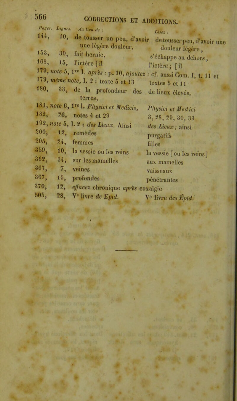 Ραςα. Ιιίριια. 144, 10, 153, 108, 30, 15, €ΟΒηΐ·ατΐΟΝ8 ΕΤ ΑϋΟΙΤΙΟΝδ. Λιι Ιίαι {/<■ , *ι £β· # ιΐο ΙόϋβββΓ υη ρβα, ίΓανοιΥ «Ιοίοαδδοι-ρβα,ιΓανοΪΓ υηβ υηο 1ο8βΓβ οοιιίβιιτ, (Ιοαίβαι- 1ό3όΓ0, Γαι1 1ιβΓη'β> β’όίΗαρρβαα (ΙβΗορβ, Γ'ΟΙβΓβ [Π 1’ίθΙθΓβ · [ ίΐ 179, ηοίβ 5, 1” 1. αρτϊχ : ρ. 10, α]ωαεζ : οί. ααδδΐ Οοηκ I, ι. 11 οι 1/9, ιηύτηβ ηοίβ, I. 2 : ΐβχίο 5 βί .13 ΐβχΐ08 5 οι 1 ] 180, 33, «Ιο Ια ρΓοίοικΙευΓ (108 ιΐβ Ιϊοαχ όΐονύβ, Ιοί’Γβδ, 181, ηοίβ 6, Ιγο 1. Ρ%«« ε( Μβάΐοϊζ, ΡΗ,^ΐβϊ βί Μβάΐεΐ 182, 20, ηοίβε 4 βί 29 3, 28,29 30 33 192, ηοίβ 5, 1, 2 : άββ Ιϊειιχ. Αιπηϊ άββ Ιΐβηχ; αΐιΐδΐ ριπ·§;αΐΐΓδ ΒΠοδ Ια νβδδΐβ [οα 1ε$ τοίηδ] αιζν ηιαηιοΐΐβδ ναΐδδβααχ ρόηόΐταηΐββ οχα13ϊβ V0 ΙΐνΓβ (Ιε$ Εριά. 200, 12, Γοηιόοΐβδ 205, 24, Γβιη ιηοδ 359, 10, Ια νοδδϊβ οα Ιβδ Γβΐηδ 302, 34, ϊΐΐΓ Ιβδ ηιαηιοΐΐοδ 307, 7, νοίηεδ 307, 15, ρΓοίοικΙβδ 370, 12, ββαεβζ οΙίΓοηίηαο αρνίβ 505, 28, V0 ΙΐνΓβ άβ Εριά.