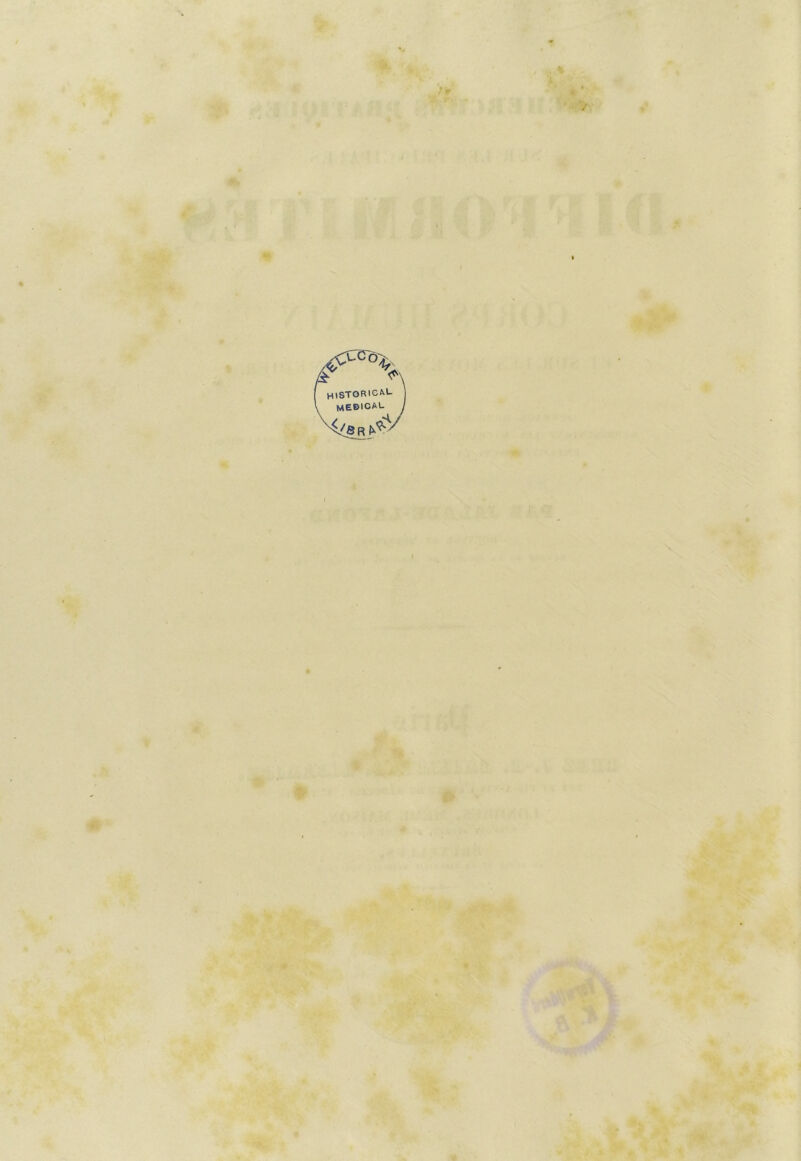 HISTORICM- MEBICAL J O, --V
