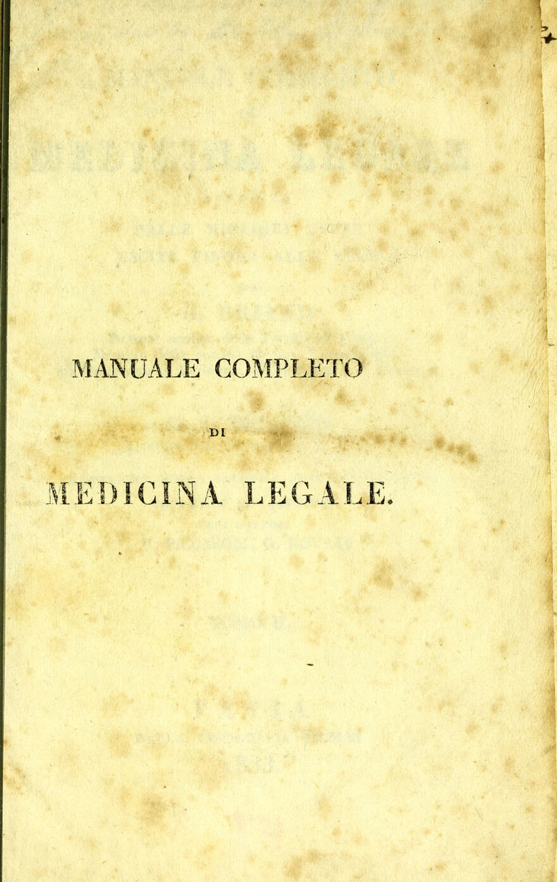 MANUALE COMPLETO DI BIGINA LEGALE.