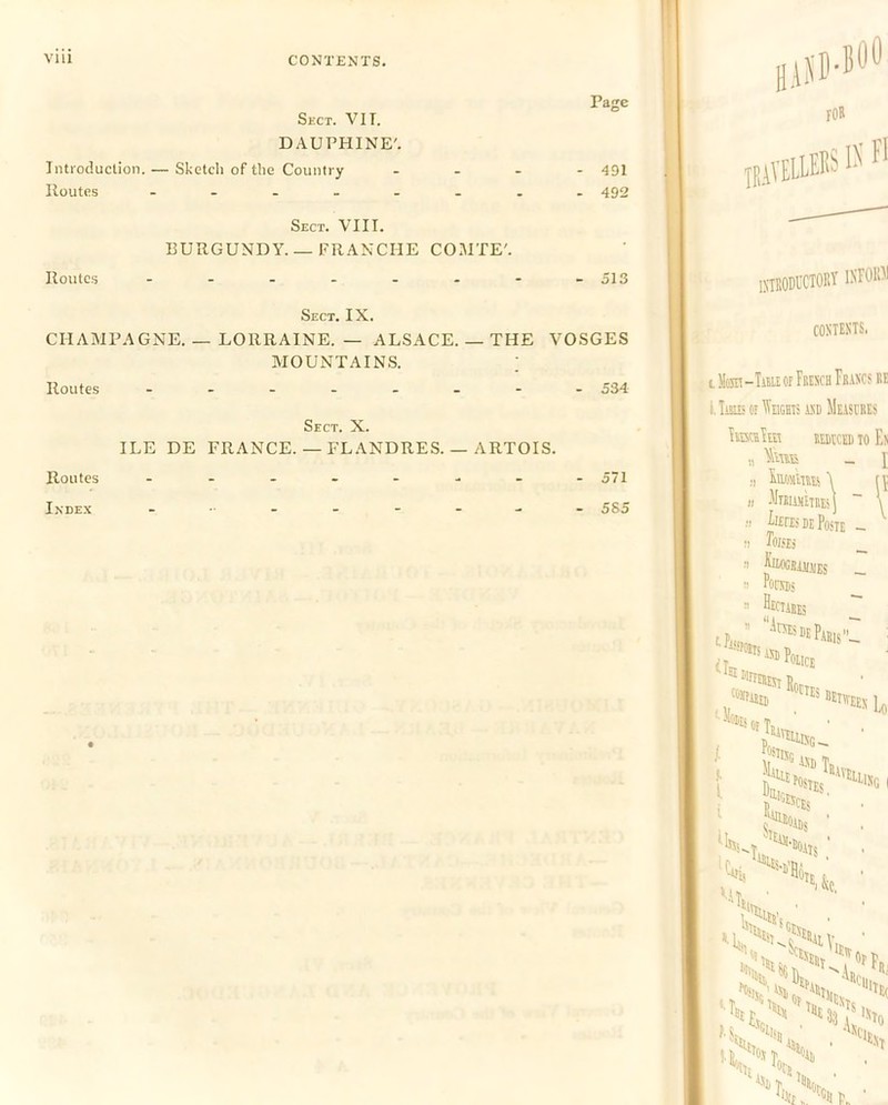 r Page Sect. VII. fob DAUPHINE'. Introduction. — Sketch of tlie Country .... 4QI lloutes - -- -- -- - 492 Sect. VIII. BURGUNDY.— FRANCIIE COMTE'. Routes - 513 IXTKODrCTORY INFOIO Sect. IX. 1 CHAMPAGNE. — LORRAINE. — ALSACE. — THE VOSGES CON'TEKTS, MOUNTAINS. Routes 534 Sect. X. ILE DE FRANCE.— FLANDRES. — ARTOIS. Routes - - - - - - - -571j Index 5S5 t fa -liElI or FbescH ritAXCS RE i. llBUi OF Yi'iIGHIS iX’D MeASCRES Iioralm siBrcED to Ex „ VtAUli _ [ .) iwisims 1 f| 1) -'IrEIiMlTRisJ ~ \ )) ilErrs DE Posir _ fers __ a PorSDS a HlCIiBEs (Ipt '“•Ixm,-. ■ ■