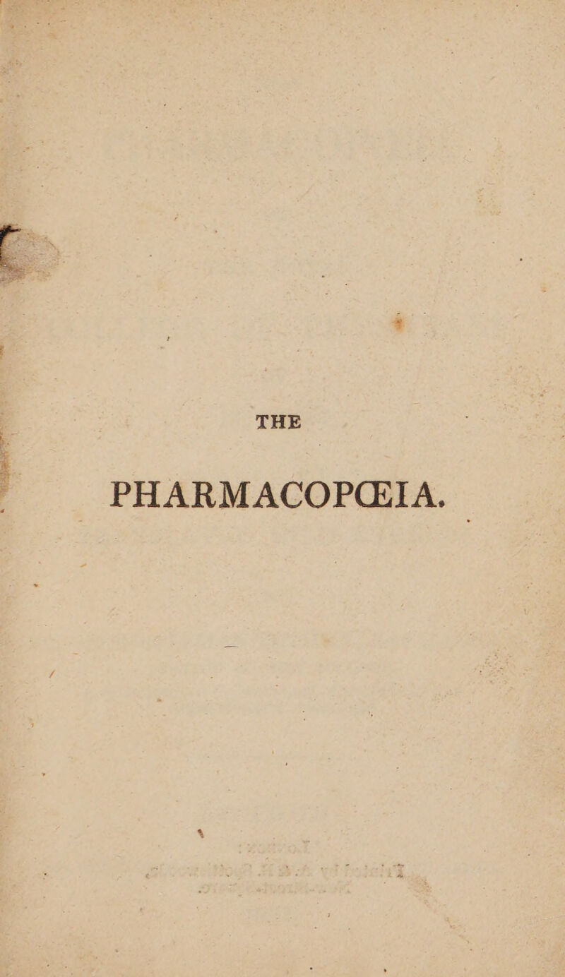 THE PHARMACOPGEIA. |