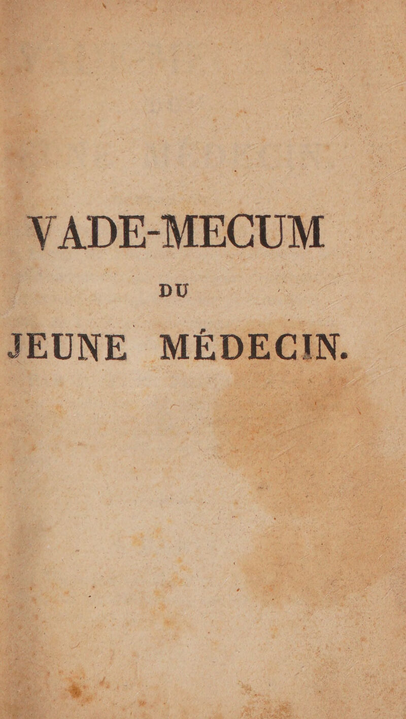 YADE-MECUM JEUNE MÉDECIN.