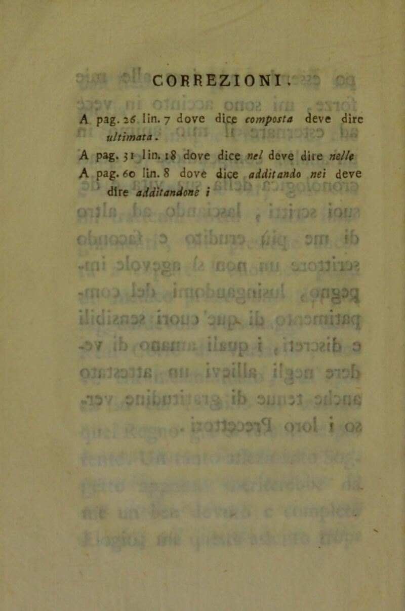 CORREZIONI. A pag.26 lin. 7 dove dice composta deve dire ultimata. A pag. 31 lin. 18 dove dice nel deve dire nelle A pag. éo lin. 8 dove dice additando nei deve dire additandone i li »C; 3rrr io « : ' fi Off , t I i • r >naoa ì\WÌ • • « >1: J *Jti£X LU Oli' :‘)rnd£(j #. • * r { l l i fiUD r I c 1 nozib 0 • • f f • . if 1(1 iV2(il; fi 1131 , | «>*» # 1 V Jli noi i oj