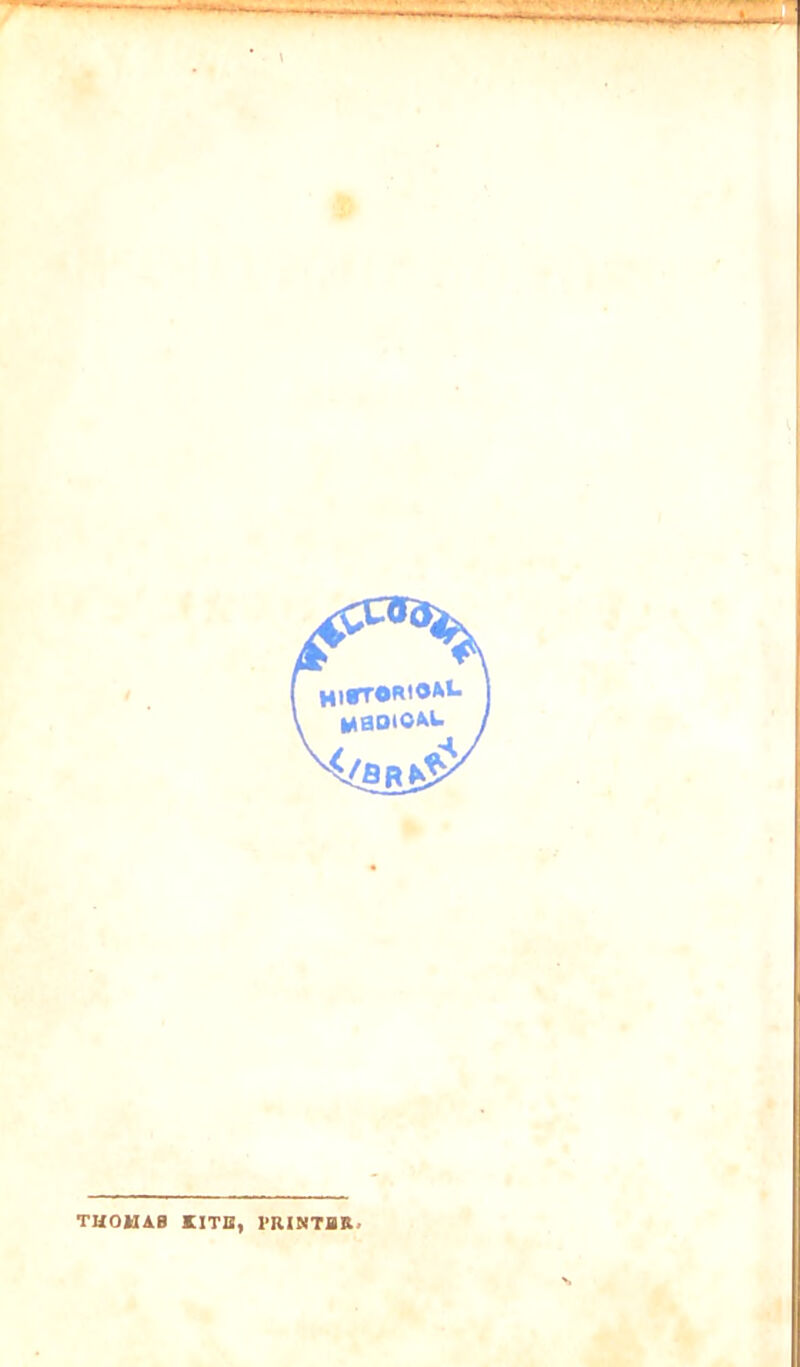 THOMAS KITE, l'RINTBR.