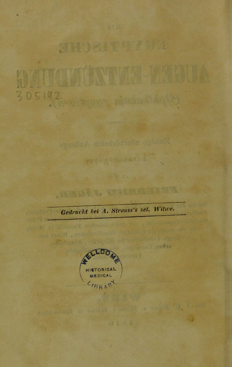 ; • rrr • ’• ■ - ft ’J ’iOSilZ orjn m-n . ^ *• ^ ^ >• £ ' '•■ ■ i1 ro Gedruckt bei .4. Strauss’s sei. Witwe /