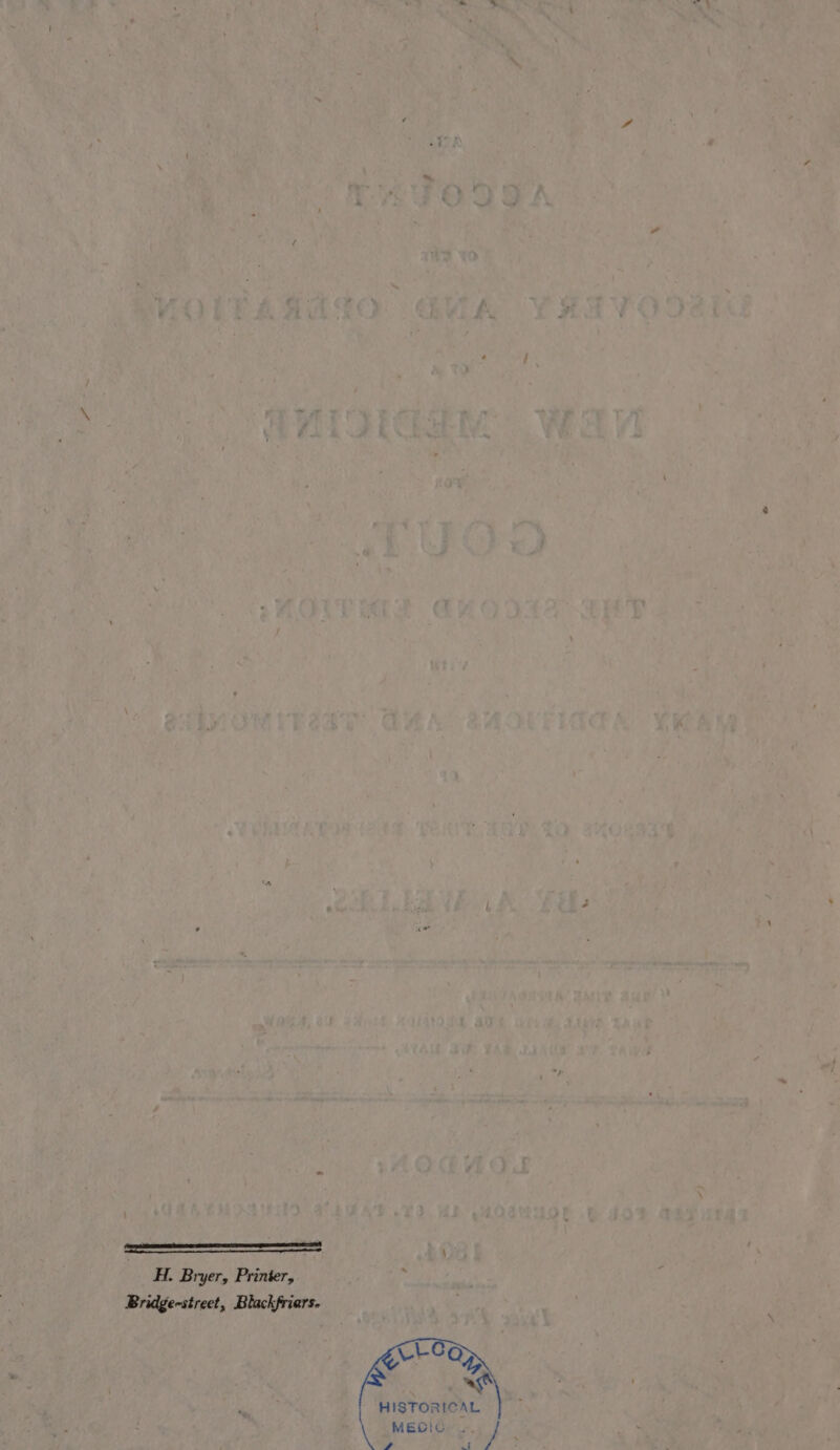Sppctecenanenneeennsnern eens H. Bryer, Printer, Bridge-street, Blackfriars. MEDIC. _ J ap ft