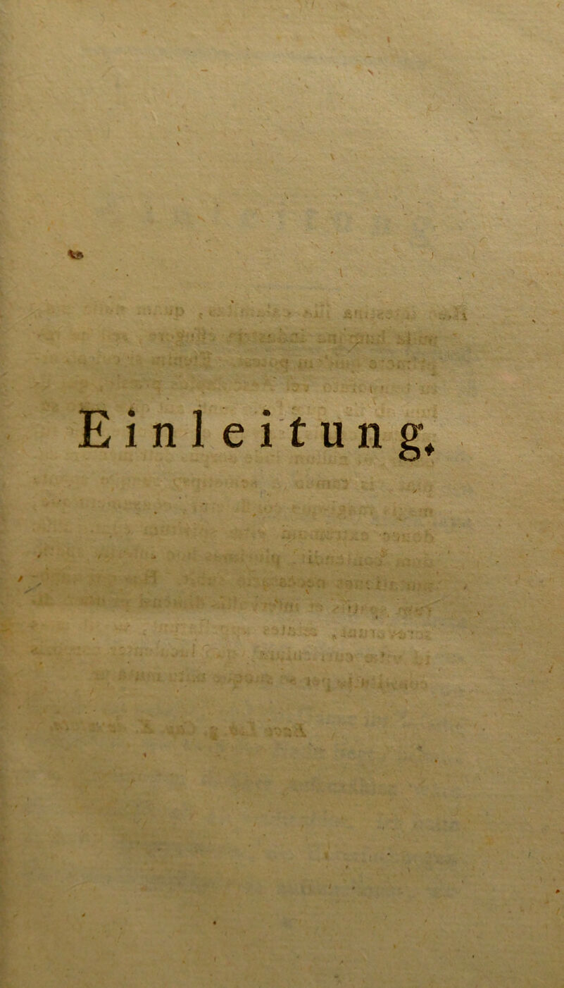 %» .'■-i-. Jß' E i n i e i t u n g.