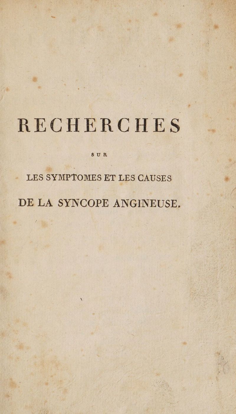 SUR + LES SYMPTOMES ET LES CAUSES