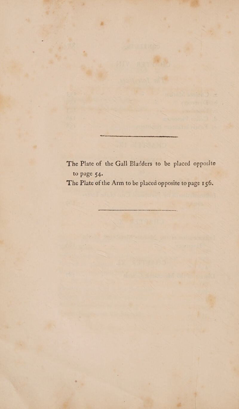 an The Plate of the Gall Bladders to be placed opposite to page $4. The Plate of the Arm to be placed opposite to page 156. ee ee