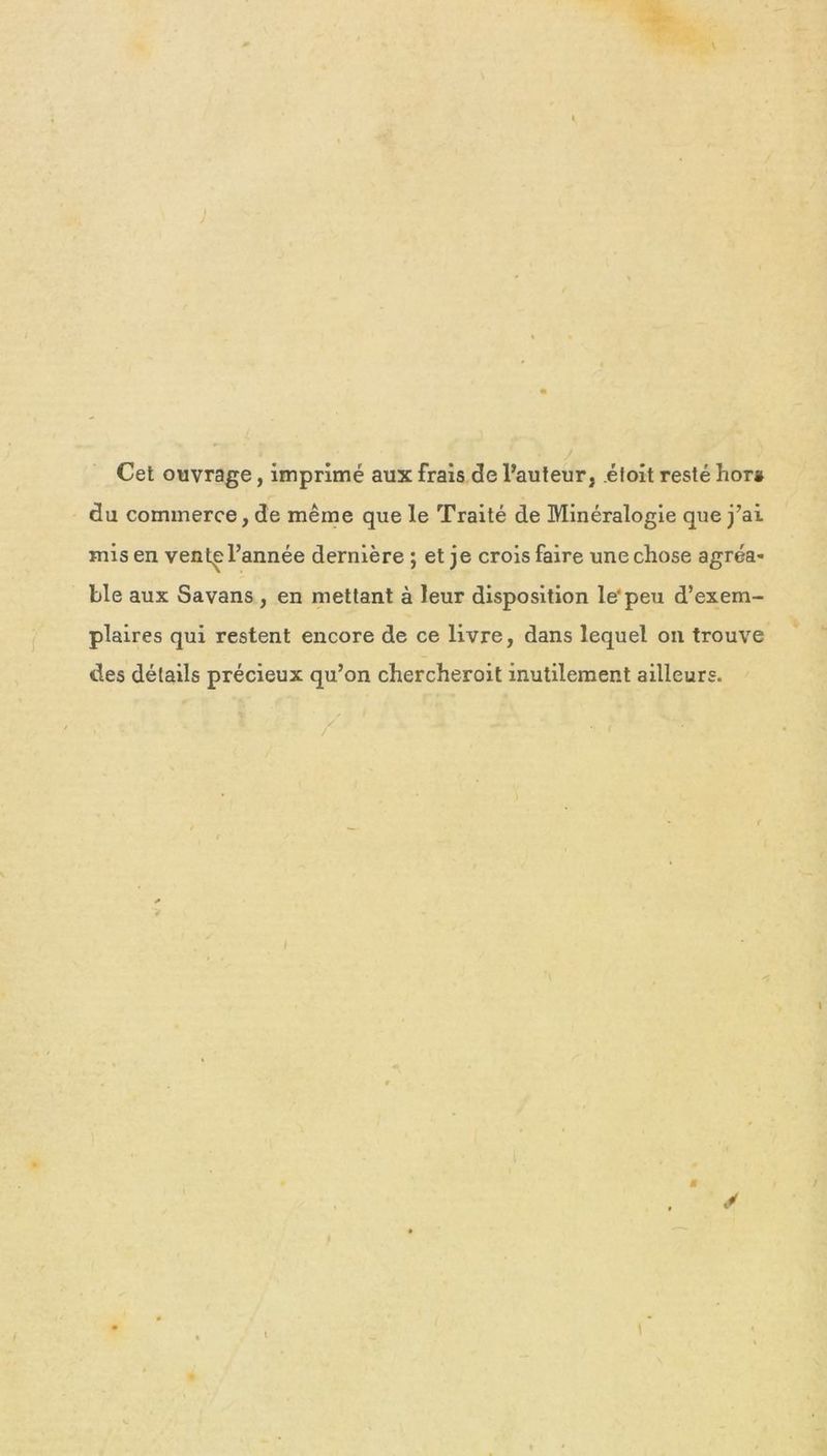 СеЕ омугаре ‚ ипргиие ацх Ёха1з, де Ращеит, 6юи гезе Пот Чи сошшегсе ‚ 4е пёше дие Те Ггаиё 4е Мшеёгаоз1е дие ’ат 115 еп уеп{е Раппее дегилеге ; ее сго1з Ёаге ипе сВозе адтёа- Ыеаих бауапз , еп шеНап! &amp; ]епг а1зрояйоп 1е‘’реи Фехет- р|а1гез 41 гезфепЕ епсоге де се Пуге, Чапз 1едие! оп 1тоцуе. Чез 46{а5 ргёслеих ди’оп сБегсНегой зп Шеплеп! аШеите.