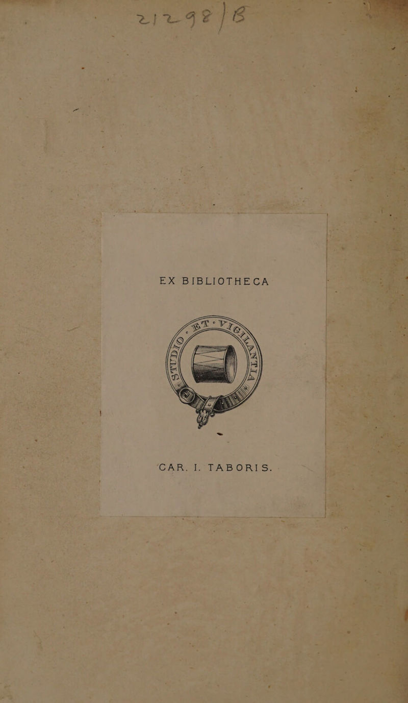 EX BIBLIOTHECA CARRE OR DS.