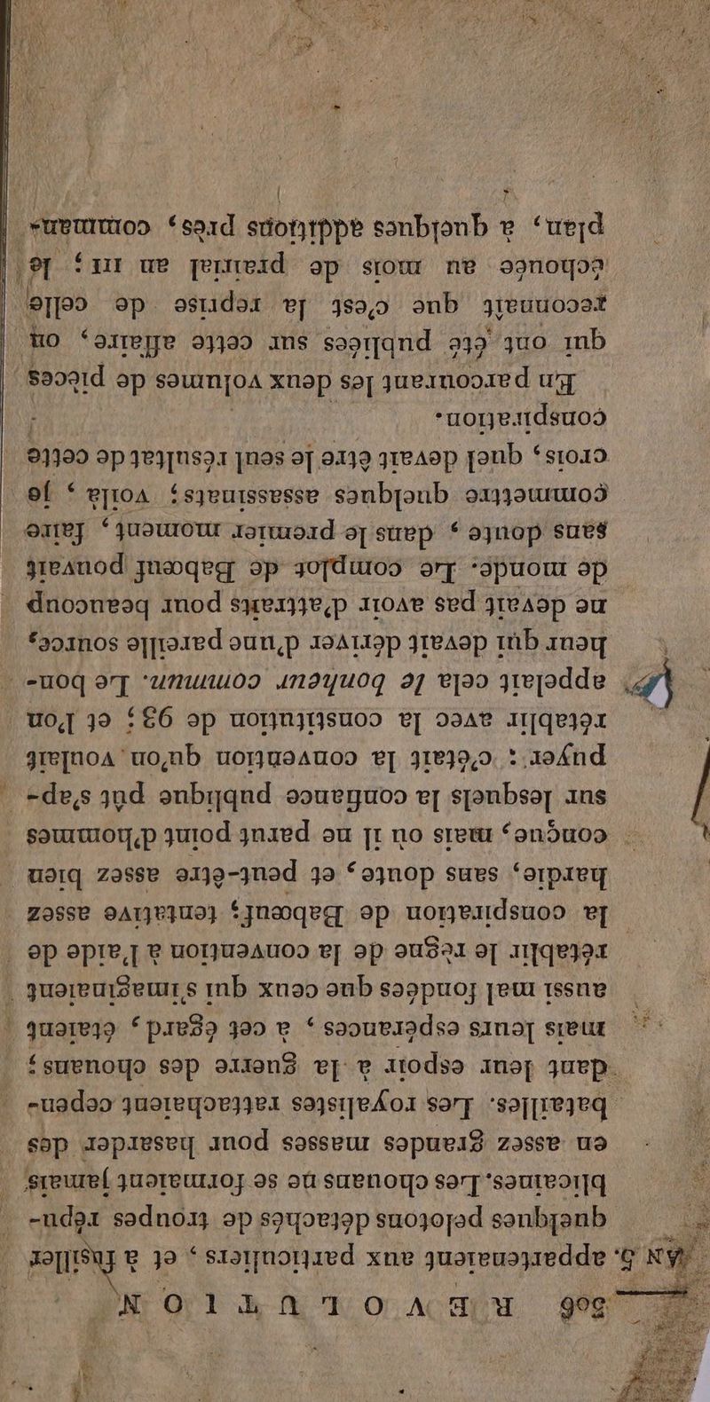 | | | ; “emo “sard stontppe sanbjonb e ‘uerd QI op osridor ef 359,9 onb JJeuu0922 to 91TEe 97799 ms saorqnd 279 quo mb | Saoatd SP SSLAN OA ANOD SD JHetAOOxE d UT ÿ -uoryes1dsu05 21999 9p 870897 qn9s 97 2139 j1649p jonb ‘s1o19 ©f ‘ gjroa fsjeurssesse sonbjoub oxyotuwoi Ortej “JUOUIOUT rortuord 9j sûep ‘ojnop Sues JreAnod jnoqgegy op J0fdto5 arr ‘ipuotu 9p dnoonesq mod syex3ep 1104® sed J1849p ou 391n0s aypoied oun,p 19A19p J1849p 10b 1uoy UO,J 39 {66 op uorjnjr}su09 E] 9348 J1[qeJ91 greqnoa uonb uoruoauoo tj 3189,9. : .194nd +dess sud onbrqnd soueguoso ef sçonbsor ans uoiq 2955 2139-quod 39 “ognop sues ‘arprey | zasse eArjeuo} fJnaoqeg op uoreridsuoo ®J | ep 2PTE,] 8 UOIJU2AUOO eJ 9P 9USAI OT 11]{879T . quoremiéerurs mb xn9o onb s59puoz jetu 1ssne . quorego ‘pres 390 e ‘ sooueiadse SINOT SIEUE sop <opiesey Anod sosseur sopueig zosse u9 srewel JU9TEULIOZ 95 oû SUPNOUO SorT *SSULEOI[Q -ud91 sadno13 9p s9498)9p suojopod sonbyanb da A