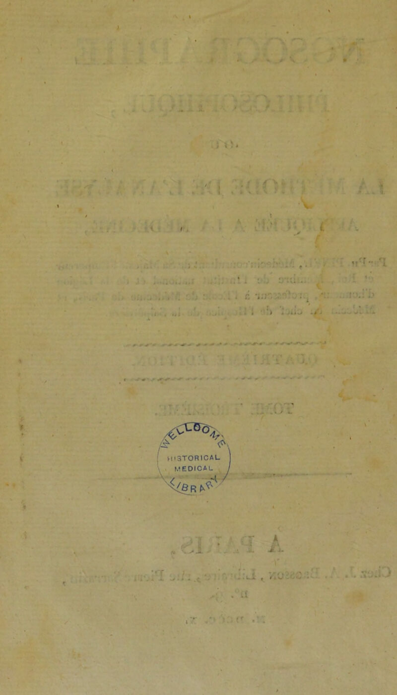 ^CB3^, A ; mSTORICAL MEDICAL / / M. / %îr t9'