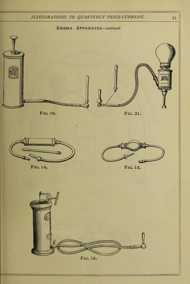 Enema continued. Fig. 21. Fig. 14. Fig. 13.