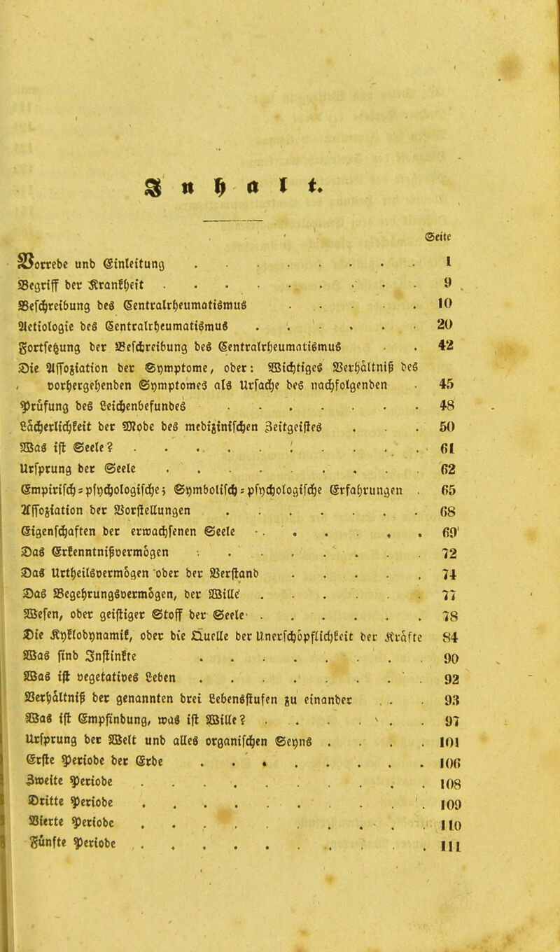 ^ n ^ a l t. (Seite SJombe unb ©tnleitunö * Setjriff bcr :Äronf()cjt . 9 . SSefc^teibung beä 6cntralrf)eumatiöniu6 . . .10 aictiotogtc beö Scntralr^)«umatiömu8 20 gortfc^ung ber SBefdjretbung bcö 6cntralrf)eumflttgmuS . 42 Sie JJfTojtatton ber ©^mptomc/ ober: IBtd^ttgeö 23evt)altnt^ ^eS t>or^etgef)cnben ©i)mptonic3 ali Urfad)e bes nac^fotgenbcn 45 Prüfung beö Setd&cnbefunbeS 48 Sad^crltd^ifett bcr SKobc beö mebijtnffc^en 3eitgctjleä . .50 aBaä ifl ©ecle? . . . : ... Ol Urfprung ber (Seele 02 ©mpirifd^ s pft)döologifd)ej ©^mboliftft;pfijcfeotogifdie grfafjrungen 65 ZflTosiation ber Sorjiellungen 68 ßtgenf^iaften ber ertuad^fenen ©eele •. , . , .60' 2)aö ©rfcnntnifoermogen • . , . . 12 SDa« Urtf)eil6oerm6gen ober ber SJerjlonb H 2>a§ Sege^rungöoermogen, ber SBiU^ 77 Sßefen, ober geifliger ©toff ber ©eele' 78 3Cie Ät)f(obr)namif, ober bic CiueUe ber U.nerf4)6pfacl)fcit ber Gräfte 84 SBaS ftnb Snjlfnfte . 90 SB3aS ift »egetatioeö Ceben .92 SSer^Sltnif ber genannten brei 8ebcn6fiufen ju etnanber . . 93 fBaö i|l empfinbung, »aö ift gBiUe ? . . . ^ . .97 Urfprung ber SBelt unb alTeö organifd^en ©e^nS . . .101 erfle ^eriobe ber Srbe . . ♦ 106 3»eite ^eriobe 108 dritte ^eriobe . .109 SBierte ?)er{obc . .110 günfte ^eriobe Hl