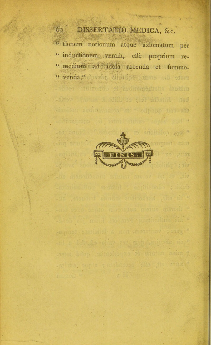 tionera notionuin atque axiomatum per  induQdSoem ; .yieram, efle proprium re-  me^^Mft^^-ta^^rii^ya:- arcenda et fummo- ve^nida.