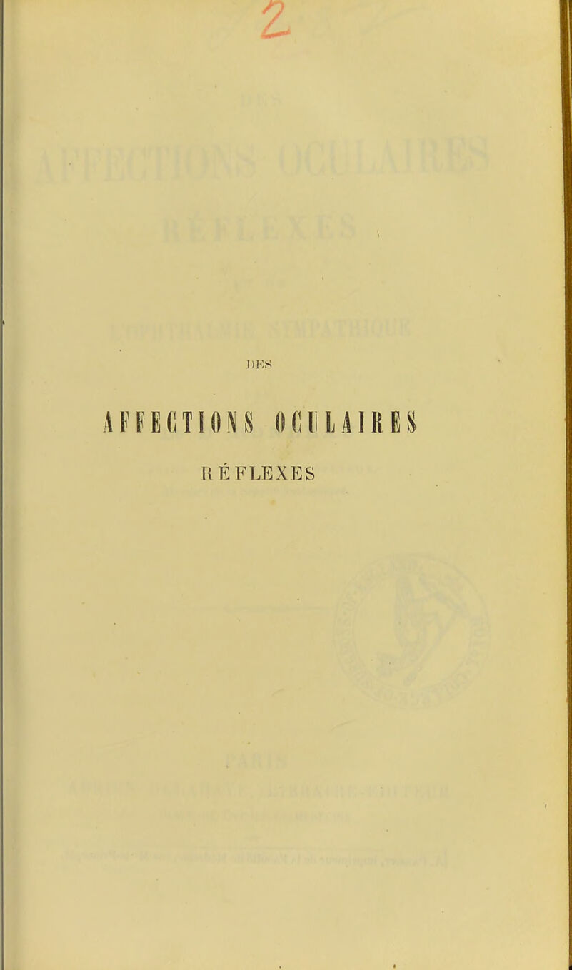 ])KS AFFEdTIONS (KllililIRES RÉF1.EXES