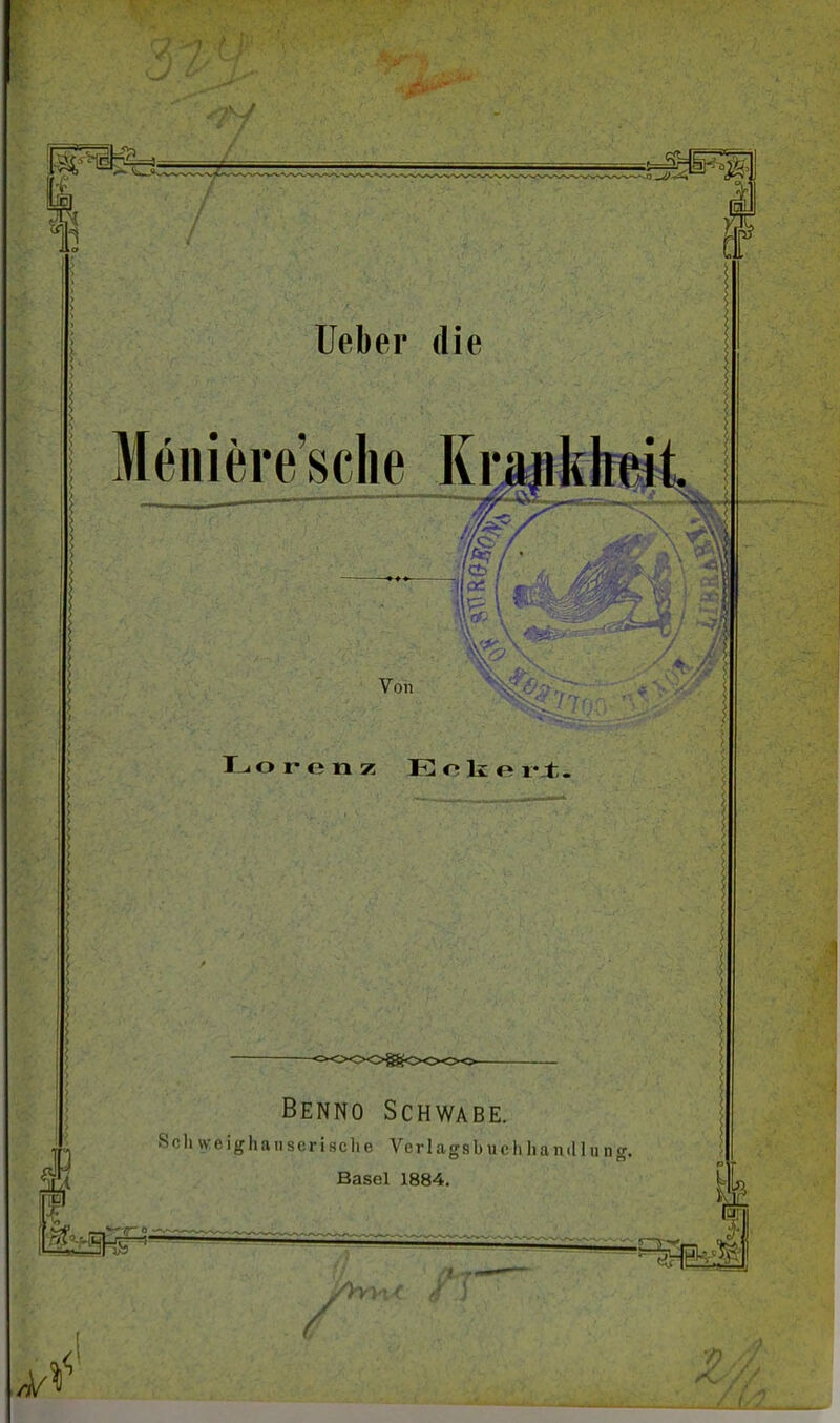 lieber die Meiiieresclie KiimI Von X-i o r« e n 55 E o U G fX. Benno Schwabe. Sch\yeighanseri8clie Verlagsbuch band Basel 1884,