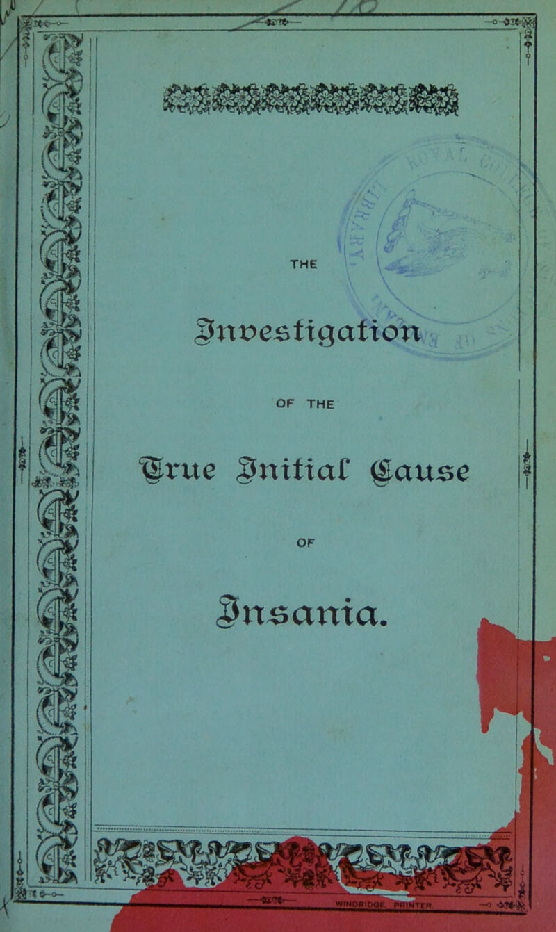 -• -ft? THE xHtpestxgation OF THE Itrue §nittaf Clause Jhtsania.