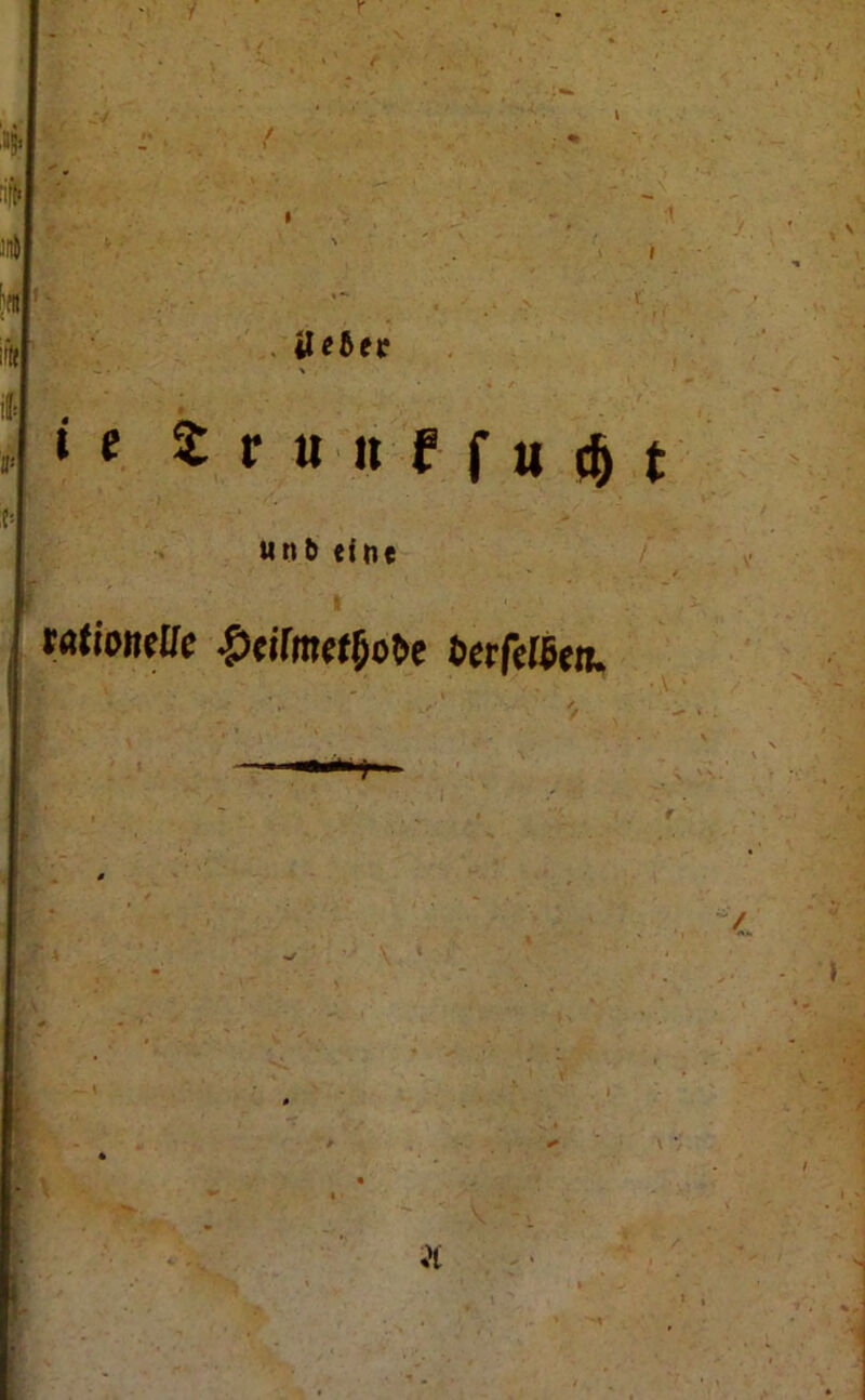 tf«6er if irtMtffmftt «ob ein«