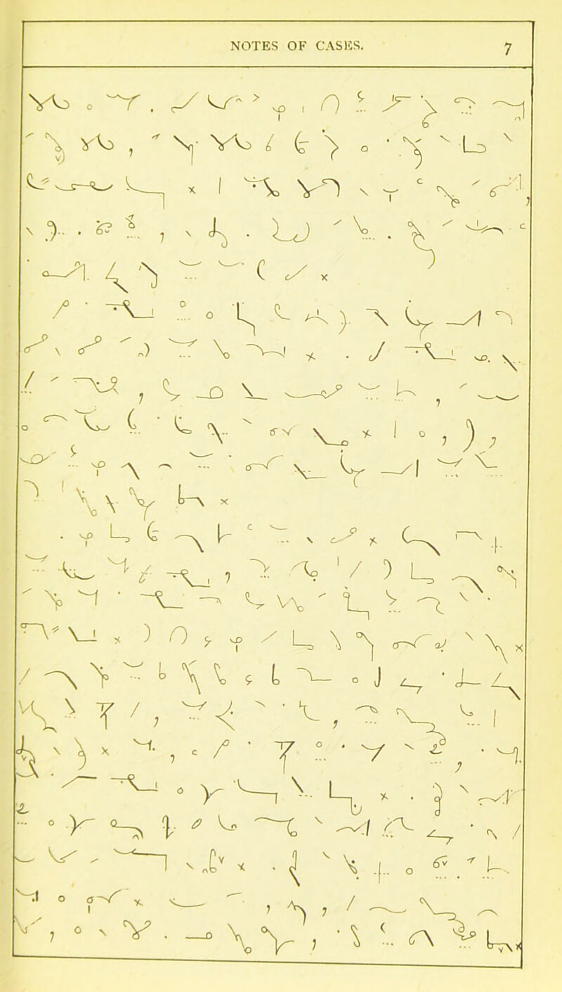 NOTES OF CASES. / . i Vo c . v > o , n t v \> ^ ~j ' %> W> , ' N|- VC L c > Q • ^ v Lo N v - y \'s?- -•:) • '• ; , ' Y • Lj 'V. ' ^ ■'j r w' C </ * «-* '.) ^ \ -w * . j V ^ v -'■ ' ^ , %; -o \ -rr U , ' __ « ^ o ( t \ - • \ , • I » , ) , V A - ^ ' *-r \_ V _^| V 'e ^ 1 \ V \ ^ x • 'Y* l^ ^ V~ .. \ i ^ C—1 x | ' V. V / ^ 1 / ) u ^ N,  > 1 • -V. - ^ V ^ v\ v_l * ) r> c, vp / L, \ °\j cr^~ *> / -\ > ~ L \ ^ * l VT'-r ^') * , • / ■ y j V ‘ i- /_ | • V ' f • n \ Si; * ’ 0 Y’ *-* l ' ^ ^ v -V V ^ v / ^ - iV * . ^ \ .(.. o f / u ^ ° '* ■ , , / 0 N V ’ $ ~ • <^ V Wv