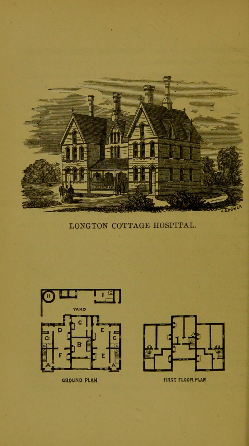 iumt'2 LONGTON COTTAGE HOSPITAL. CROUND PL AH FIRST FLOOR PLAN