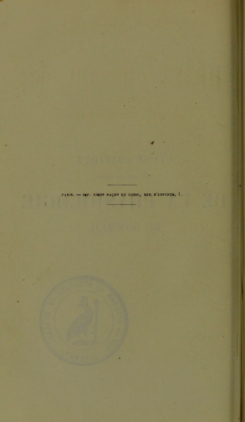 l'ARIS. — IHP. SIMON MAÇON ET COMP^, RUE B’ERFURTM, 1.