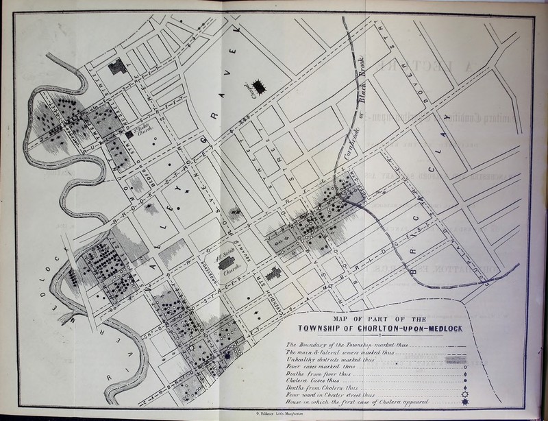 MjIP of part of the \ TOWiVSHiP QF CHQRLTQN-UPaN-MEDLQeK \ The BoicTidfuiv of /hr Towns/i Ip J7ieirTfct fjius \ The main ^lalrral .sewfts nuixied TJnts \ Cu-hcaWt V dtstrir2s nmrA'ed tAius -£ ' Fcvci' mx/rkfd fhus ,o' Dceolh*^ f rofH ftif( r t/ui s CJwLtra Causes Thus - • DeoJJis /'romy C/wlej'a Thus ♦ Fever ward uvC hesir r •streeA thus -P ffoitse m^iohsch thr ^'irsT cr/sr CfioIfrO- o^i^eu.red O’. BolkivcV iiitKMoax^vcsVer. )