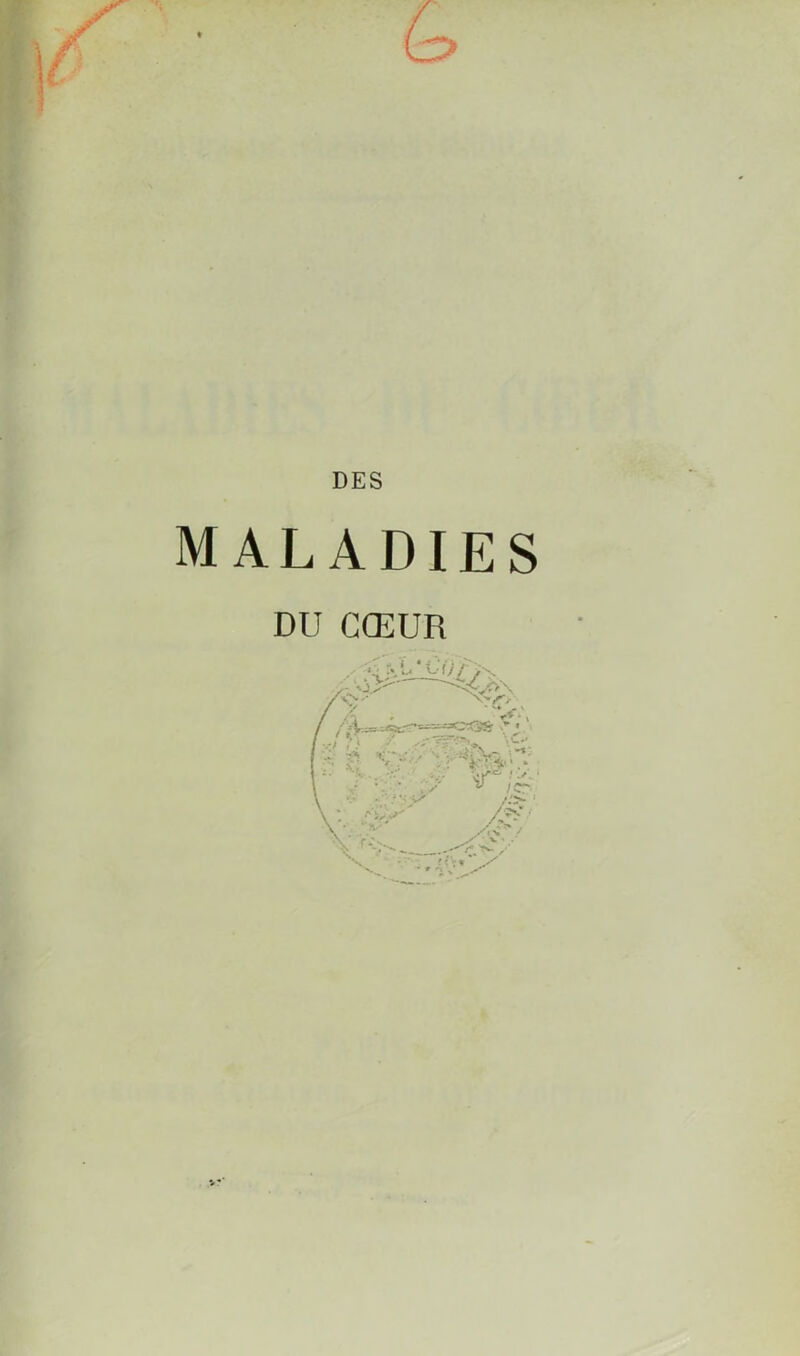 DES MALADIES DU CŒUR