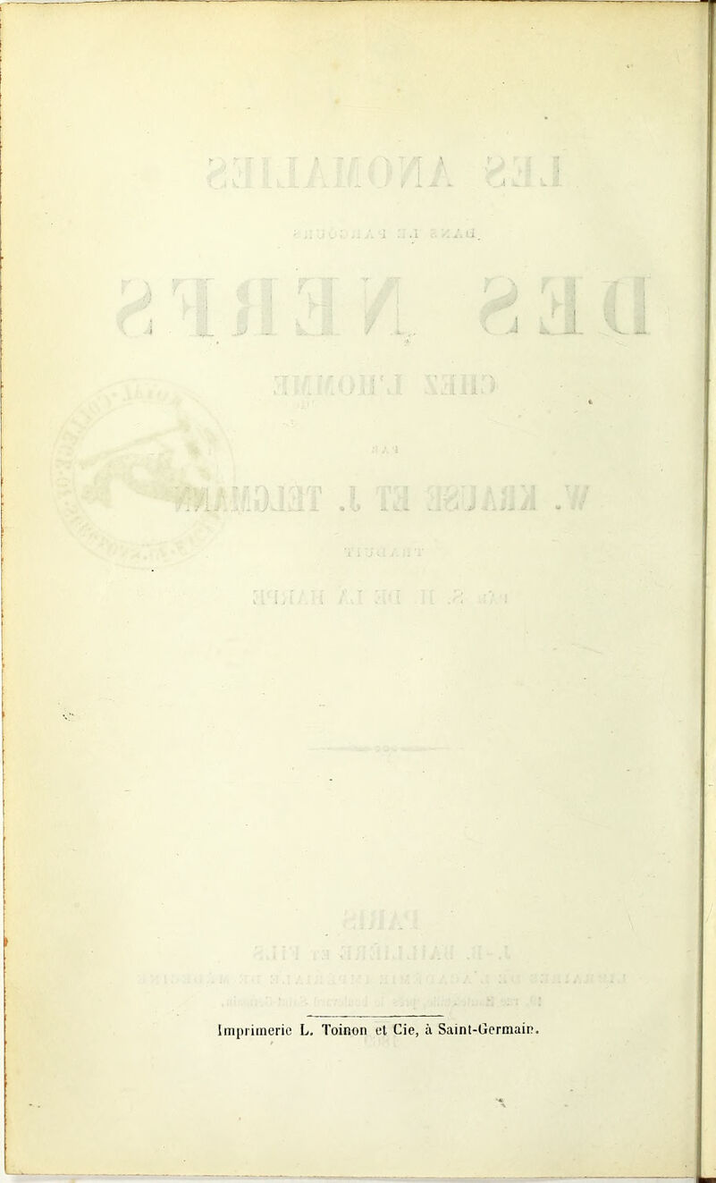 r Imprimerie L. Toinon et Cie, à Saint-Germain.