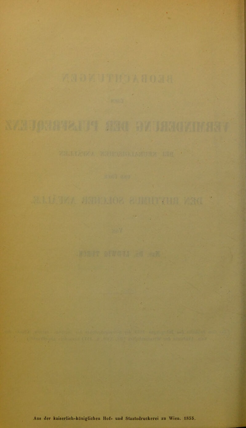 Aus der kaiserlich-kSniglichea Hof- und Staatsdruckerci zu Wicu. 1855.