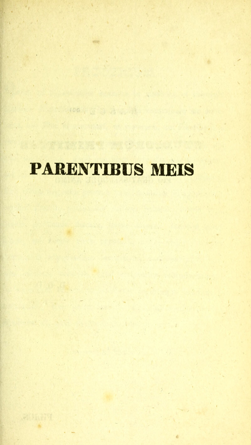 PARENTIBUS MEIS