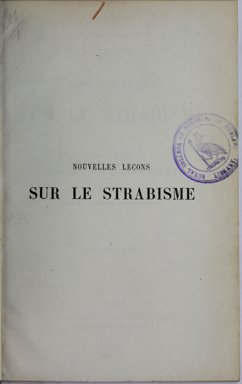 SUR LE STRABISME