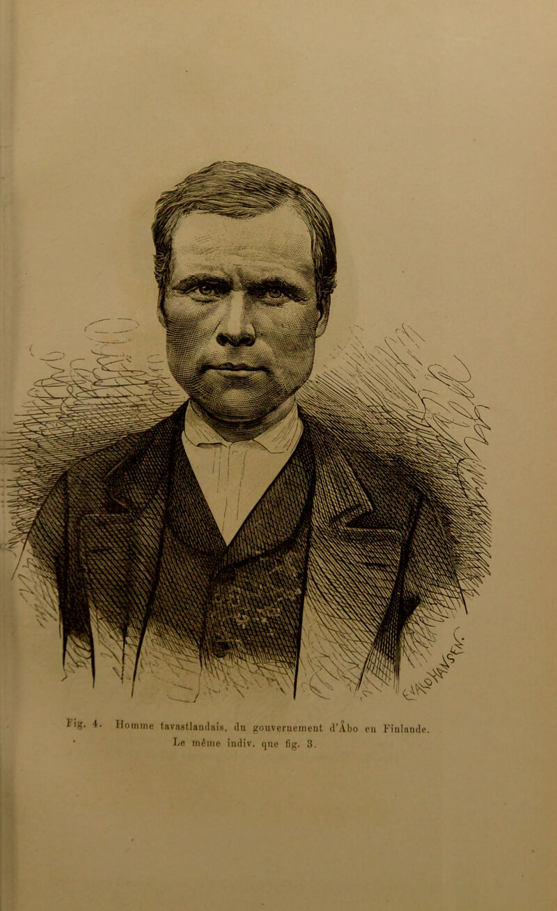 l'ig. 4. Homme tnvnstlandnis, du gouvernement d’Âbo en Finlande.