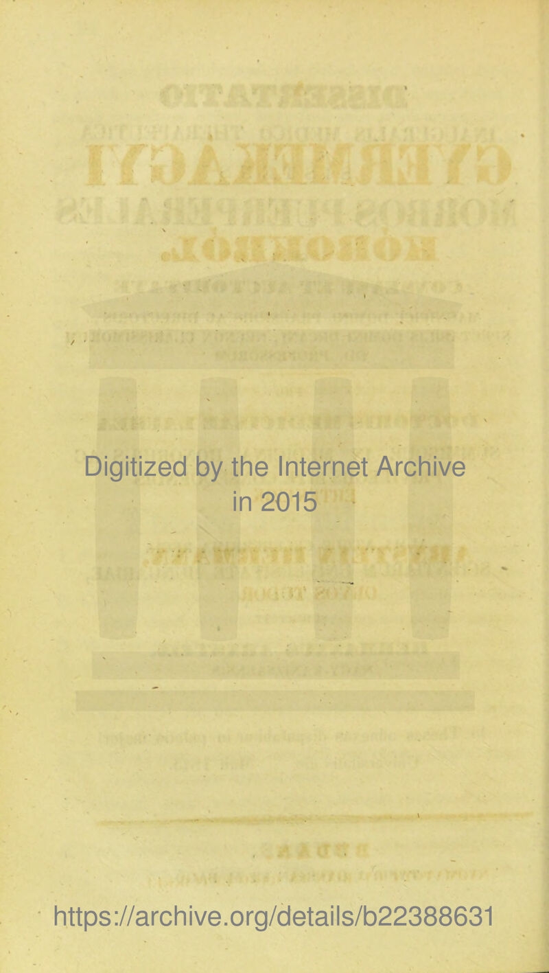 7 V 97 V ’f 9 \ / tt ii* i V I - 4 r / < -f '■I Digitized by the Internet Archive in 2015 • 'c- . ■ : í» - • https://archive.org/details/b22388631