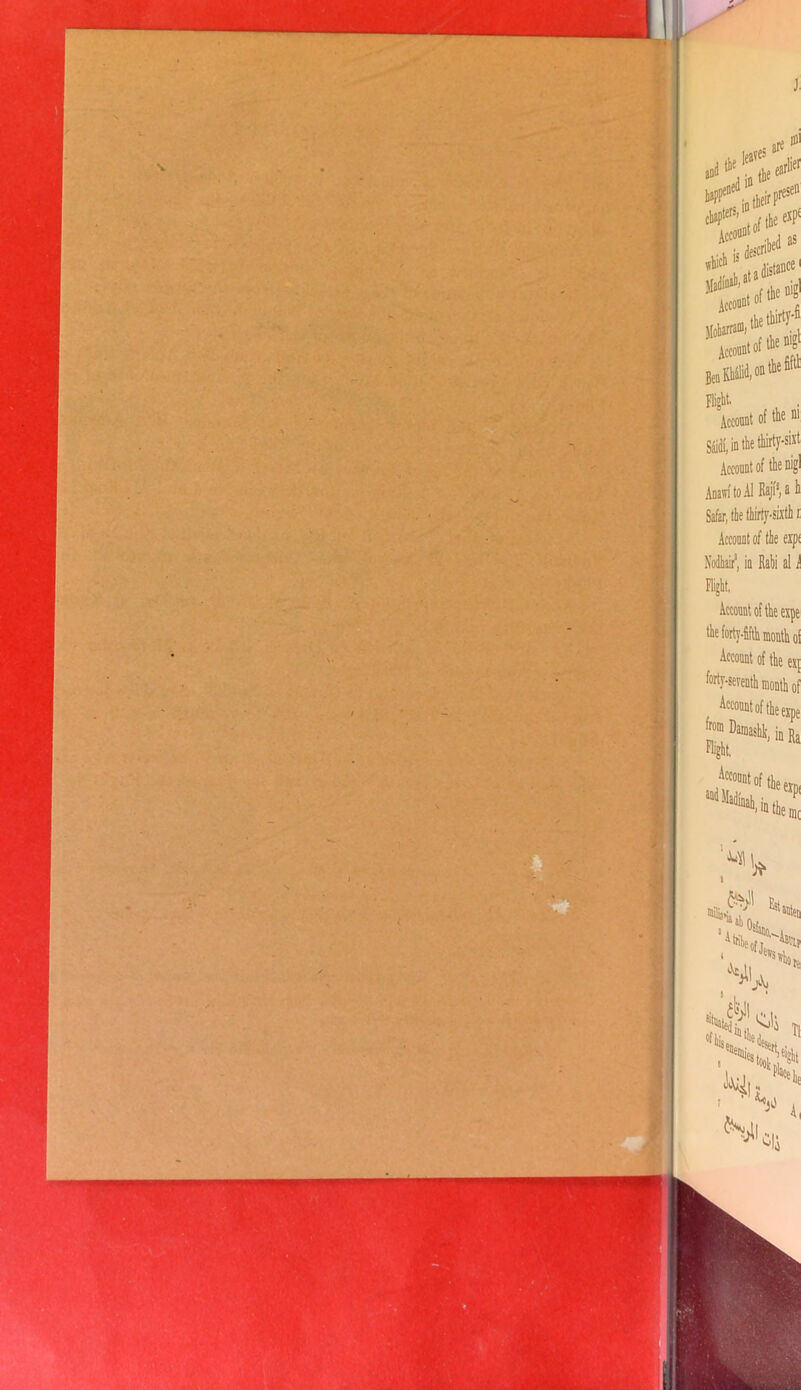 ijht. . Account of the ni SaidUnthethirty-sist Account of the uigl Anawi'toAl Rajf*,a h Safar, the thirty-sixth i Account of the eipt Nodhair', in Rabi al i Flight, the forty-fifth mouth of Account of the exj Account of the Right. expe inRa Esta Tt ofH. ‘tlieti..., ‘‘ Ml; place ijO A,