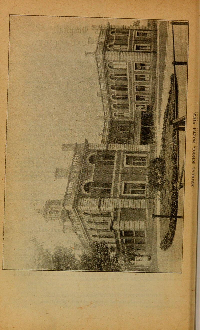 medical school, north view.