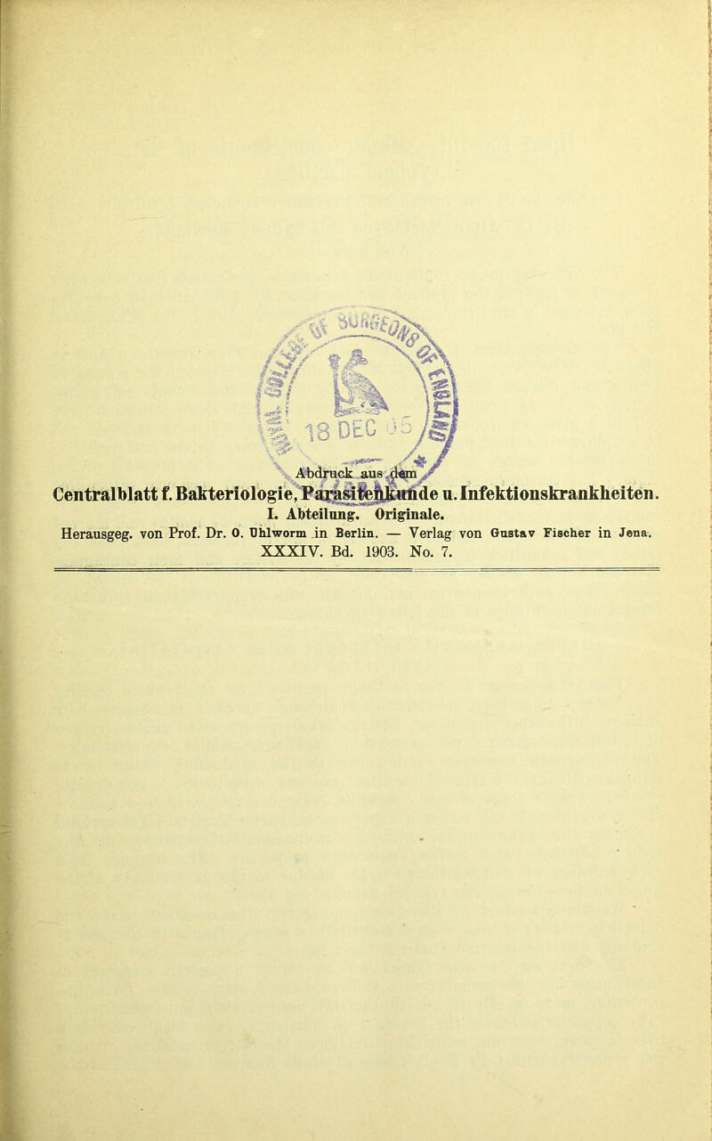 XXXIV. Bd. 1903. No. 7.