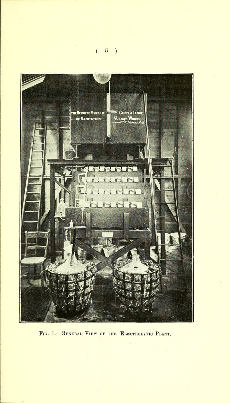 Fig. 1.—General View of the Electrolytic Plant.
