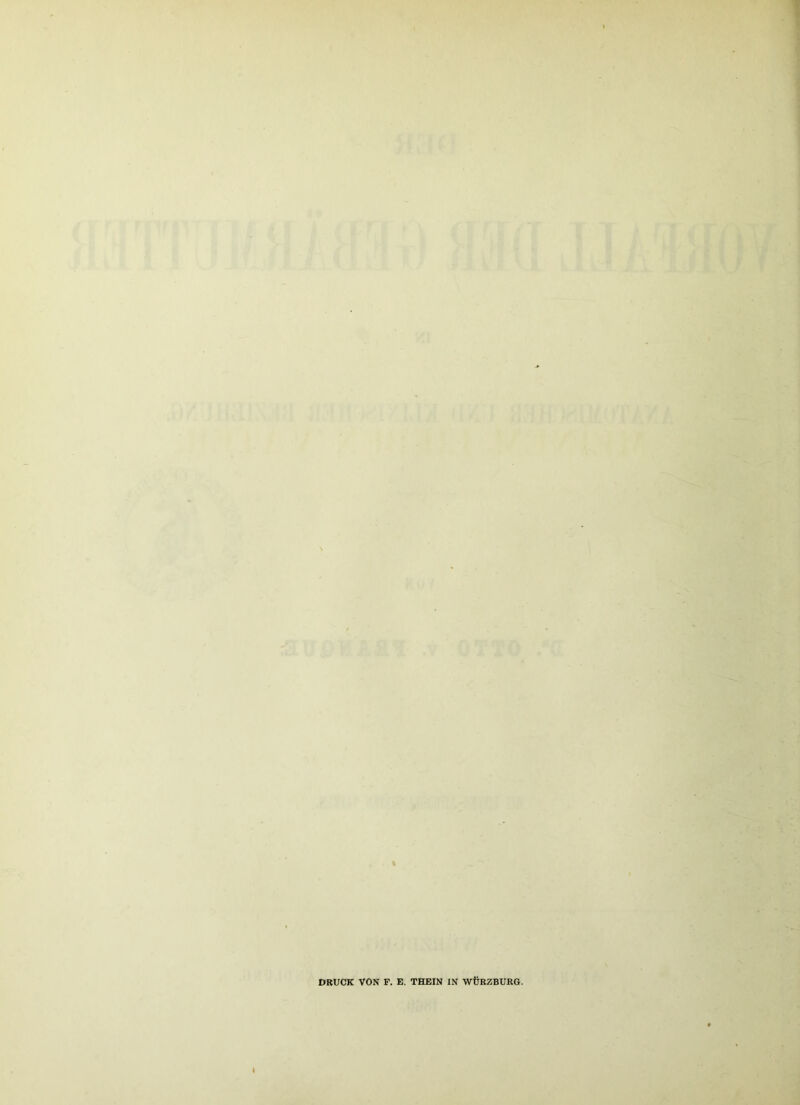 DRUCK VON F. E. THEIN IN WÜRZBURG.