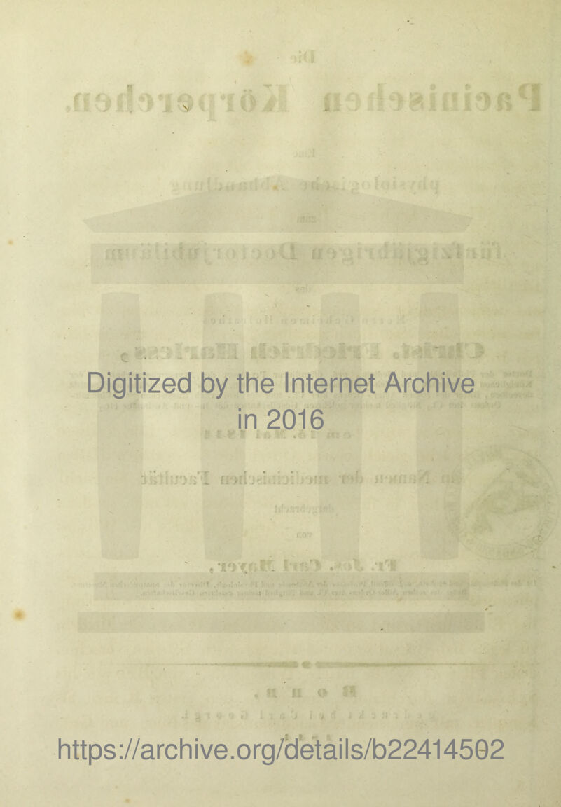 C ■■ s*£0f“ - . ■ ' . Digitized by the Internet Archive in 2016 i y i-i ■ ■ f .-«'■ii.K i:-' PI ;>ii / Ttfc . iiSL».* I : iniii/. t . .. fi https://archive.org/cletails/b22414502